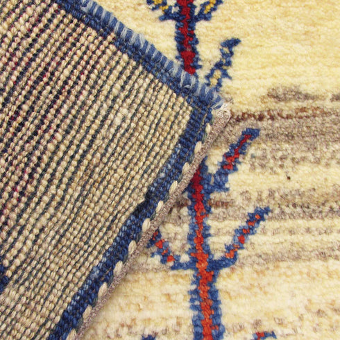 ギャッベ絨毯 「生命の樹が3本」 10053256【128×75】