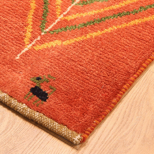 ギャッベ絨毯 9241609【30×31】