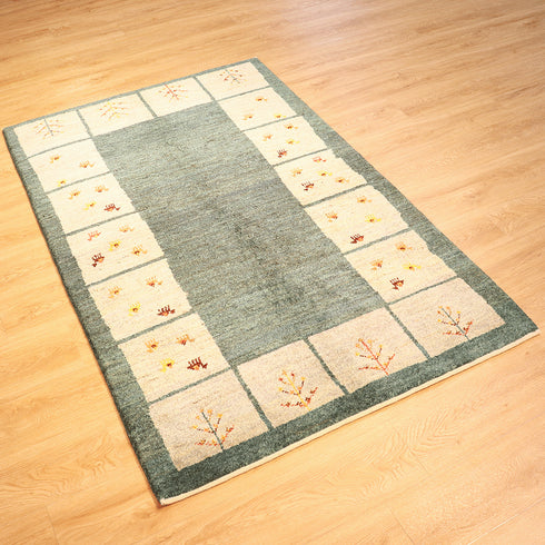 ギャッベ絨毯「ラクダさんがいっぱい」10108349【183×117】