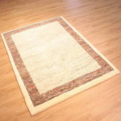 ギャッベ絨毯「にぎやかな枠」10142192【174×127】