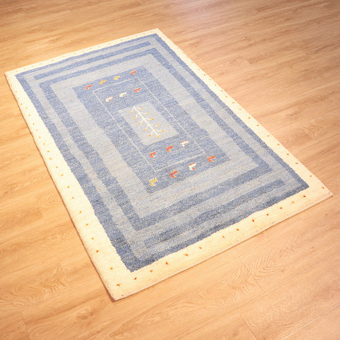 ギャッベ絨毯「枠がたくさん」10104578【178×110】