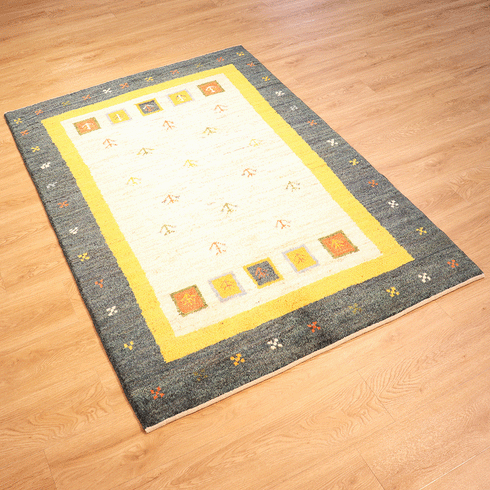 ギャッベ絨毯「カラフルな生命の樹」10130788【170×116】