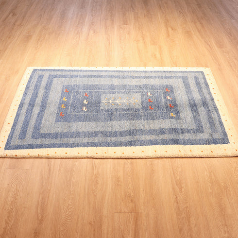 ギャッベ絨毯「枠がたくさん」10104578【178×110】