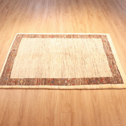 ギャッベ絨毯「にぎやかな枠」10142192【174×127】