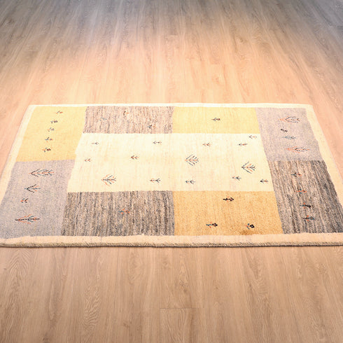 ギャッベ絨毯「優しい色合い」10135867【183×112】