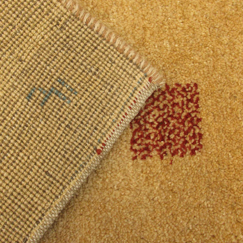 ギャッベ絨毯「小さな構成の美」8344368【137×112】