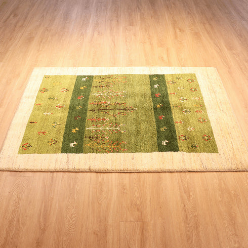 ギャッベ絨毯「春の散歩道」10130560【172×121】