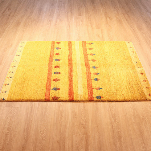 ギャッベ絨毯「秋の並木道」10115186【175×116】