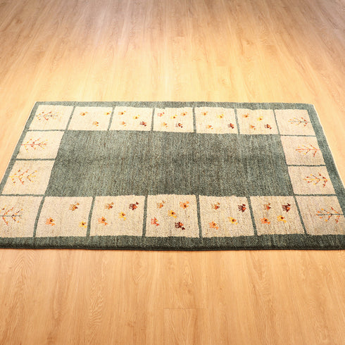 ギャッベ絨毯「ラクダさんがいっぱい」10108349【183×117】