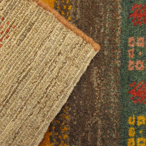 ギャッベ絨毯「目を惹くライン」9207232【115×43】