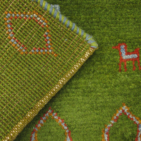 ギャッベ絨毯「糸杉?ひし形?」9233772【83×62】