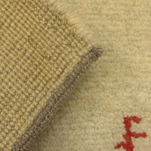 ギャッベ絨毯「バンザイ!」9150266【89×64】