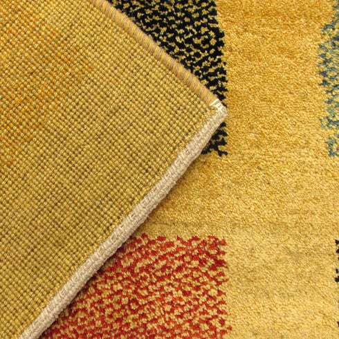 ギャッベ絨毯「碁盤の目」931688【157×114】