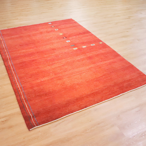 ギャッベ絨毯「命を紡ぐ四角形」 931319【272×194】