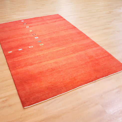 ギャッベ絨毯「生命のスクエア」 931318【273×186】