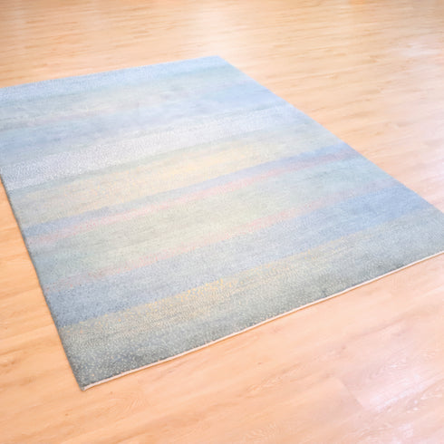 ギャッベ絨毯 「蒼穹の風景」 930231【290×216】