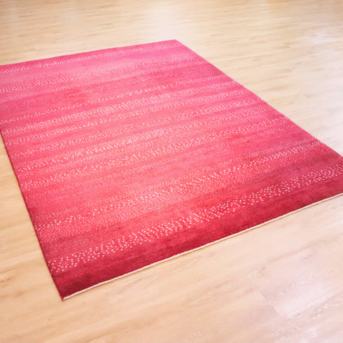 ギャッベ絨毯 「あかねの大地」 961912【293×223】