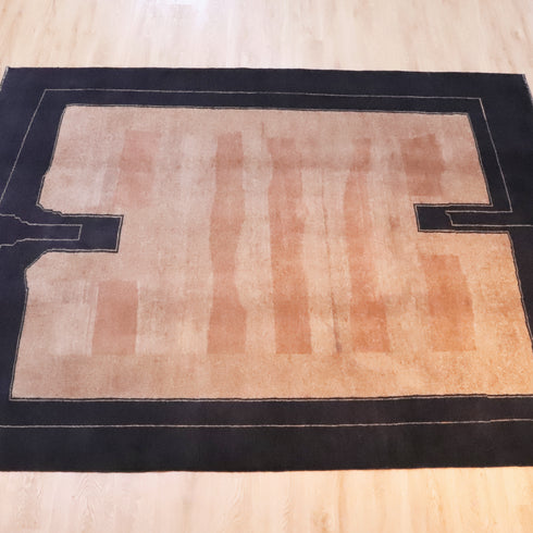 ギャッベ絨毯「静寂の縁」 970106【285×219】