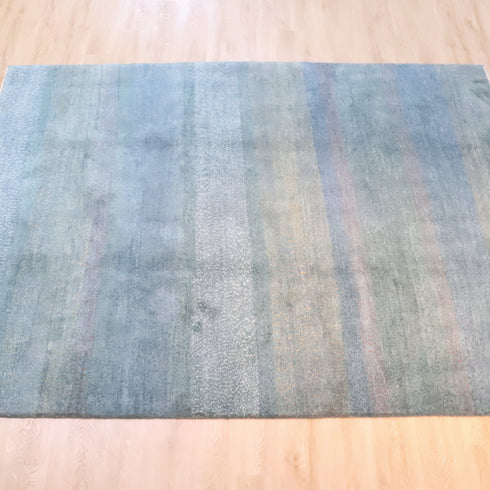 ギャッベ絨毯 「蒼穹の風景」 930231【290×216】