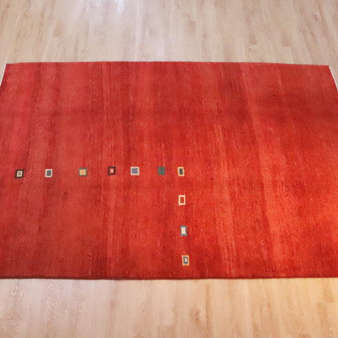 ギャッベ絨毯「生命のスクエア」 931318【273×186】