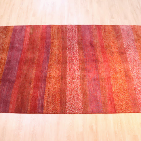 ギャッベ絨毯 「緋織の点景」 921827【306×191】