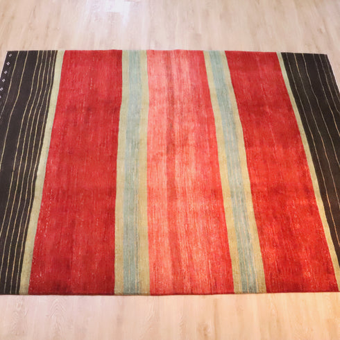 ギャッベ絨毯「色彩のリズム」 961920【284×218】