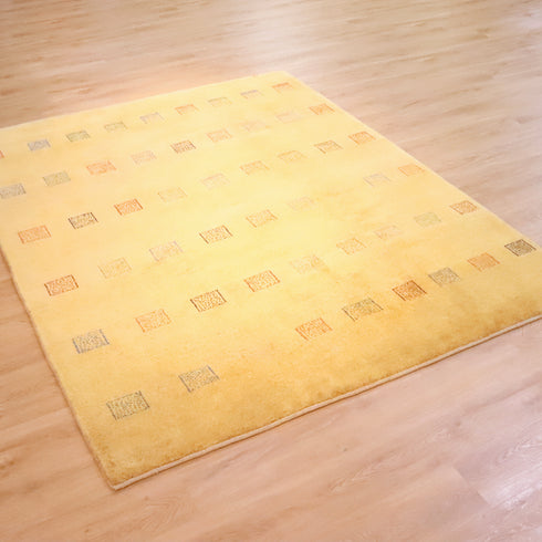 ギャッベ絨毯「黄金の水場」 961607【238×193】