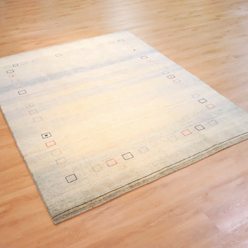 ギャッベ絨毯「彩りの井戸」 8331748【243×193】