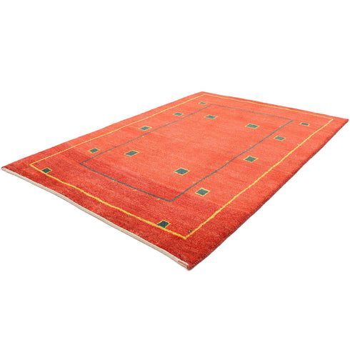 ギャッベ絨毯「ブロック崩し」9208338【173×120】