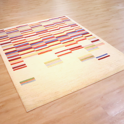 ギャッベ絨毯「安らぎの輪 9507468【247×204】