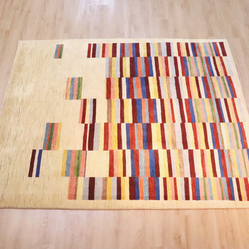 ギャッベ絨毯「安らぎの輪 9507468【247×204】