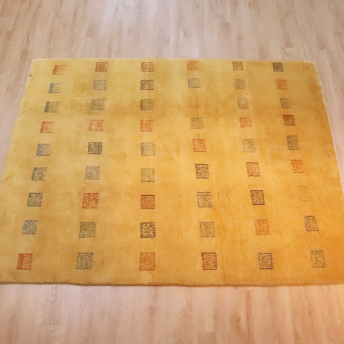 ギャッベ絨毯「黄金の水場」 961607【238×193】