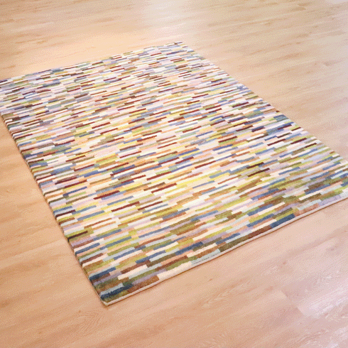 ギャッベ絨毯 「風彩の記憶」 9316197【216×167】