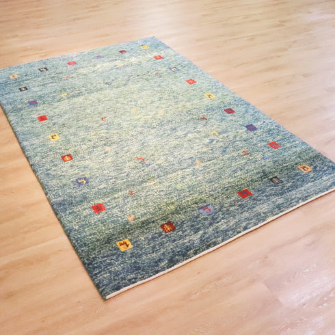 ギャッベ絨毯「涼しげな草原」9319719【261×175】