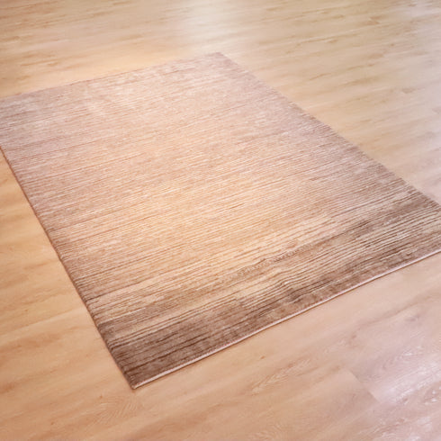 ギャッベ絨毯「温もり感じるナチュラルボーダー」 970159【232×173】