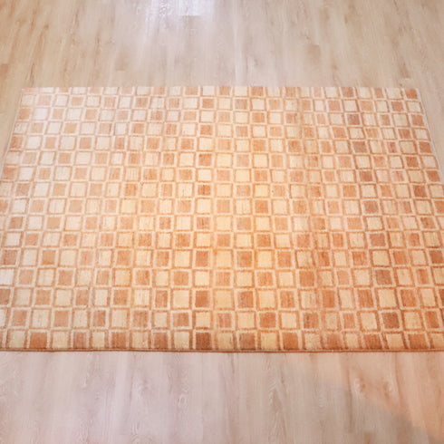 ギャッベ絨毯「モダンな市松の美しさ」 9502890【237×168】