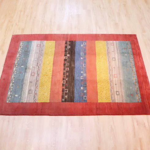 ギャッベ絨毯「春夏秋冬」9221438【243×173】