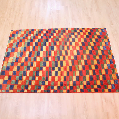 ギャッベ絨毯 「色重ね」 951039【230×165】