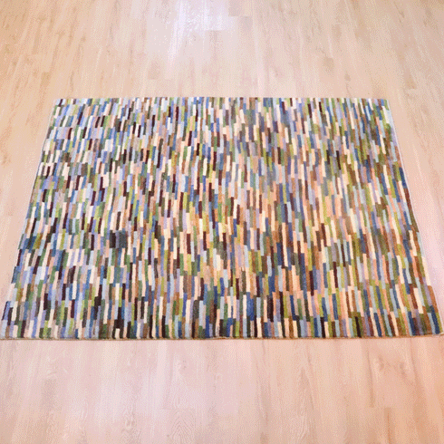 ギャッベ絨毯 「風彩の記憶」 9316197【216×167】
