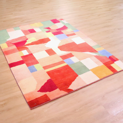 ギャッベ絨毯 「抽象の風景」 961881【233×175】