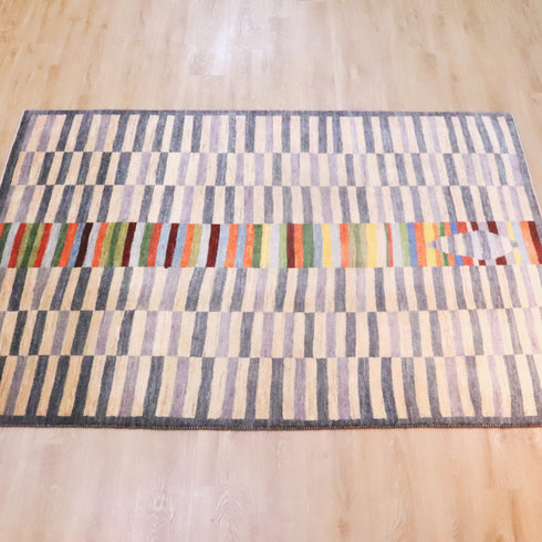 ギャッベ絨毯「カラフルなセンター」10001912【234×170】