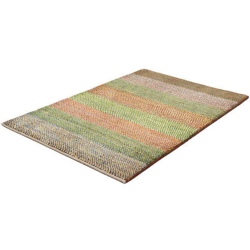 ギャッベ絨毯 「点から線へ」 9503519【118×79】