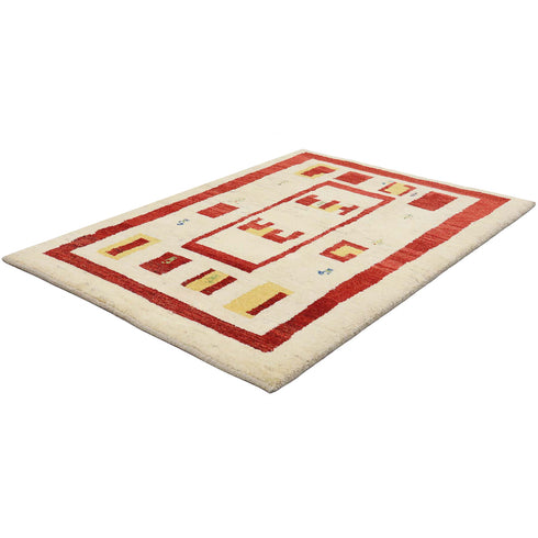 ギャッベ絨毯「ヤギさんのかくれんぼ?」10025200【137×99】