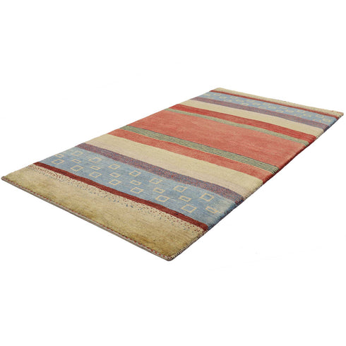 ギャッベ絨毯「太陽の色」 8436511【183×93】