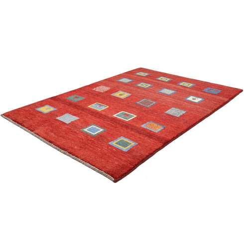 ギャッベ絨毯「小さな絵画」9208308【170×117】