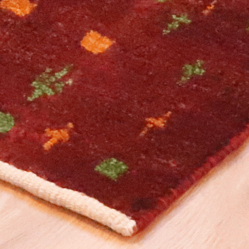 ギャッベ絨毯 9212334【29×30】