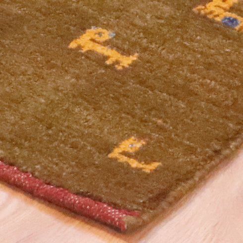 ギャッベ絨毯 9138249【31×34】