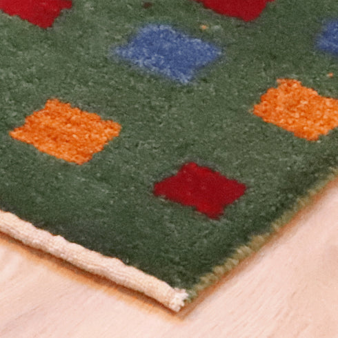 ギャッベ絨毯 9121758【31×29】