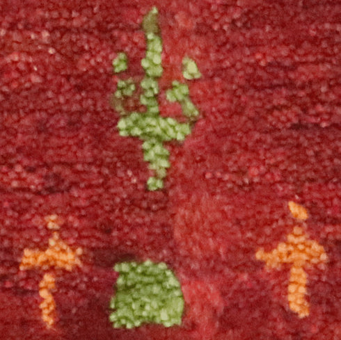 ギャッベ絨毯 9212334【29×30】