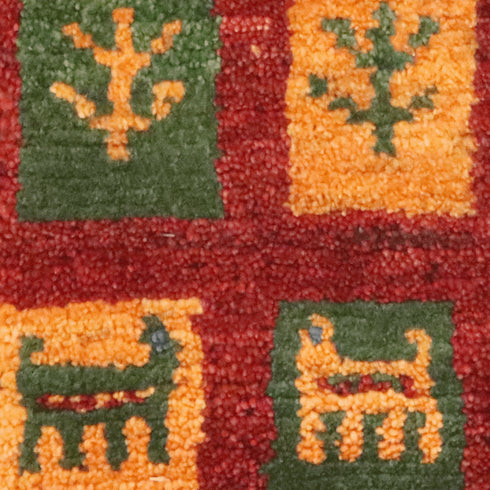 ギャッベ絨毯 9234334【32×27】